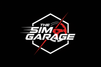The Sim Garage Logo - Black Background